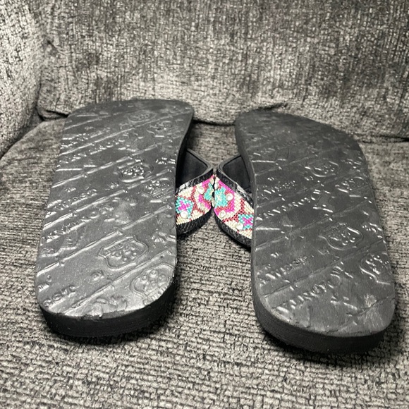 Montana West Flip Flops Bling Cross Size 7 - Picture 2 of 8